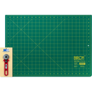 Dark Slate Gray Birch Creative Quilting Essentials-Cutting Mat Set 43x58cm 45mm with 28mm Rotary Cutter Quilting and Sewing Tools and Accessories