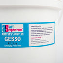 Light Gray Art Spectrum  4Lt Artists' Quality Gesso - White Acrylic Paints