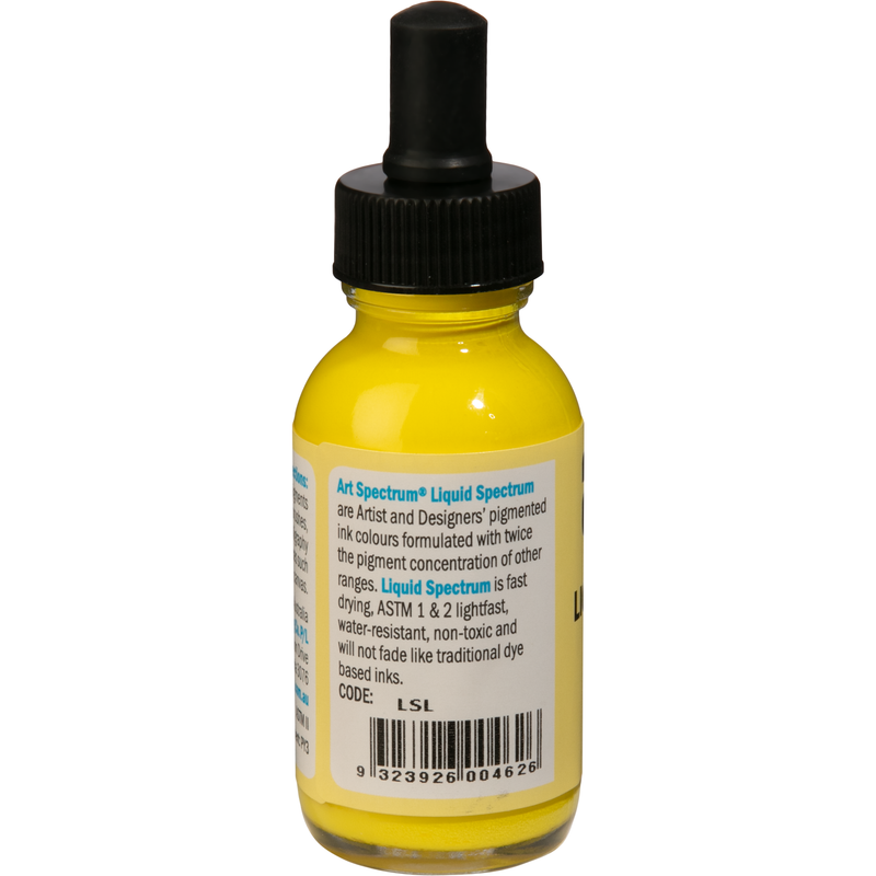 Black Art Spectrum Liquid Spectrum 50Ml Lemon Yellow Inks