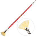 Brown Art Spectrum Brush Series 1000 Interlocked Hog Bristle - Fan Size - 2 Paint Brushes