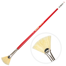 Bisque Art Spectrum Brush Series 1000 Interlocked Hog Bristle - Fan Size - 4 Paint Brushes