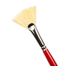 Saddle Brown Art Spectrum Brush Series 1000 Interlocked Hog Bristle - Fan Size - 6 Paint Brushes