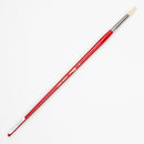 White Smoke Art Spectrum Brush Series 1000 Interlocked Hog Bristle - Round Size - 6 Paint Brushes