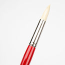 White Smoke Art Spectrum Brush Series 1000 Interlocked Hog Bristle - Round Size - 10 Paint Brushes