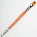 White Smoke Art Spectrum Brush Series 700 Imitation Golden Sable - Flat Size - 6 Paint Brushes