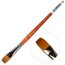 Sienna Art Spectrum Brush Series 700 Imitation Golden Sable - Flat Size - 6 Paint Brushes
