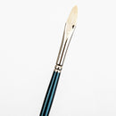 White Smoke Art Spectrum Brush Series 900 Interlocked Hog Bristle - Filbert Size - 4 Paint Brushes