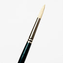 White Smoke Art Spectrum Brush Series 900 Interlocked Hog Bristle - Round Size - 4 Paint Brushes