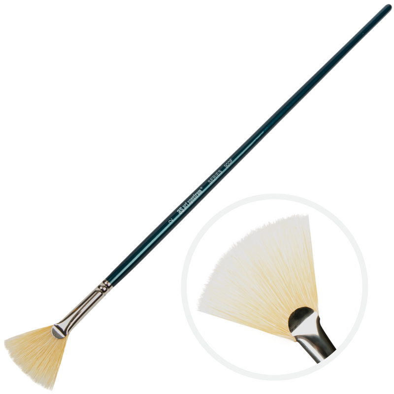 Art Spectrum Brush Series 900 Interlocked Hog Bristle - Fan  Size - 2