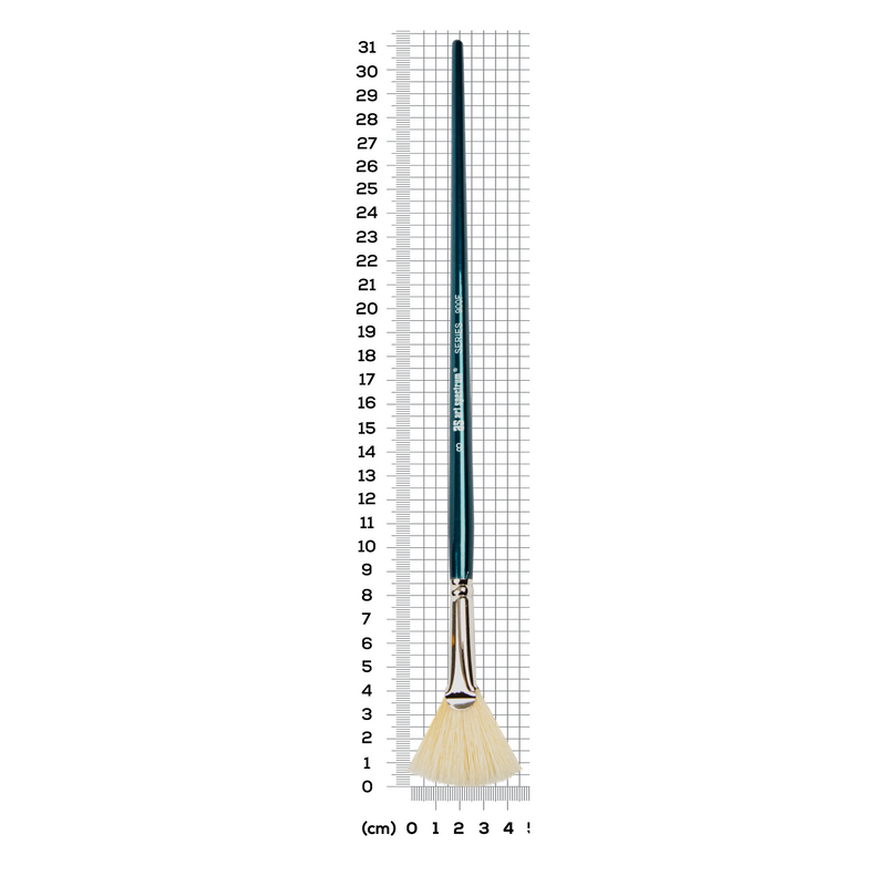 Gray Art Spectrum Brush Series 900 Interlocked Hog Bristle - Fan  Size - 8 Paint Brushes