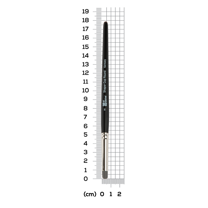 Light Slate Gray Art Spectrum Shaper - Cup Round Size - 2 Paint Brushes
