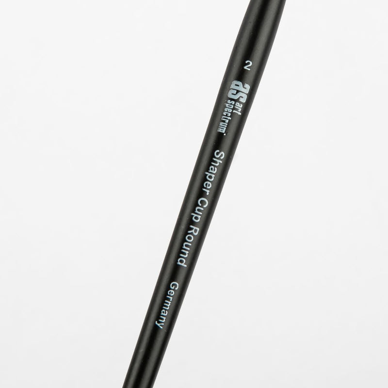 White Smoke Art Spectrum Shaper - Cup Round Size - 2 Paint Brushes