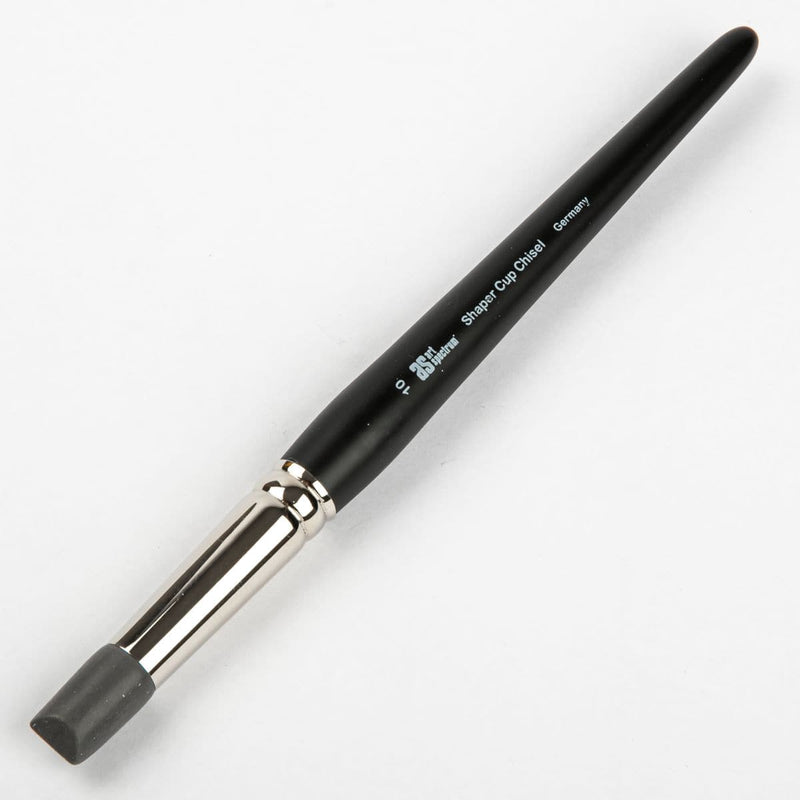White Smoke Art Spectrum Shaper - Cup Chisel Size - 10 Paint Brushes