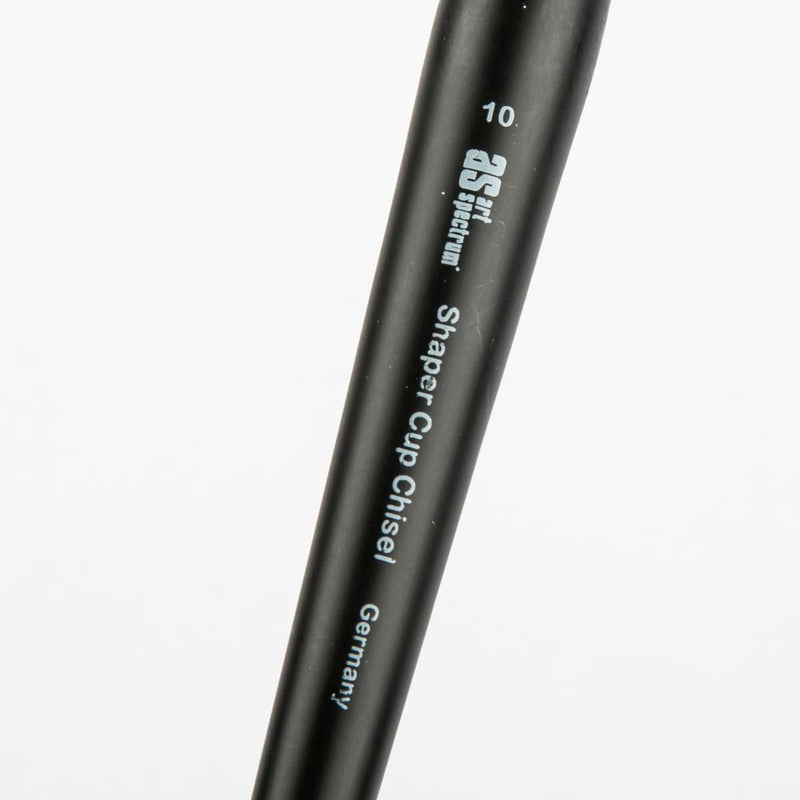 Dark Slate Gray Art Spectrum Shaper - Cup Chisel Size - 10 Paint Brushes