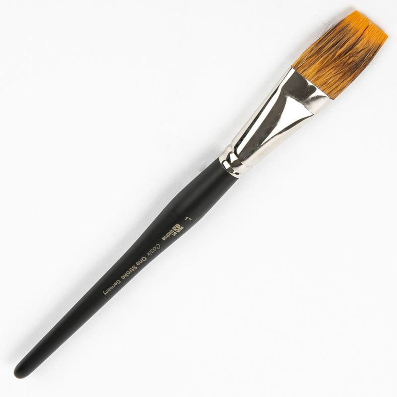 White Smoke Art Spectrum Brush Casin One Stroke Size - 1" Paint Brushes