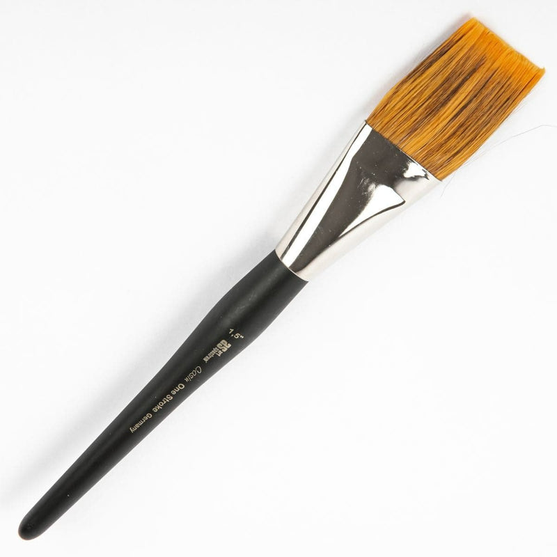 Dark Olive Green Art Spectrum Brush Casin One Stroke Size - 1.5" Paint Brushes