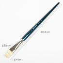 White Smoke Art Spectrum Brush Series 900 Interlocked Hog Bristle - Bright Size - 10 Paint Brushes