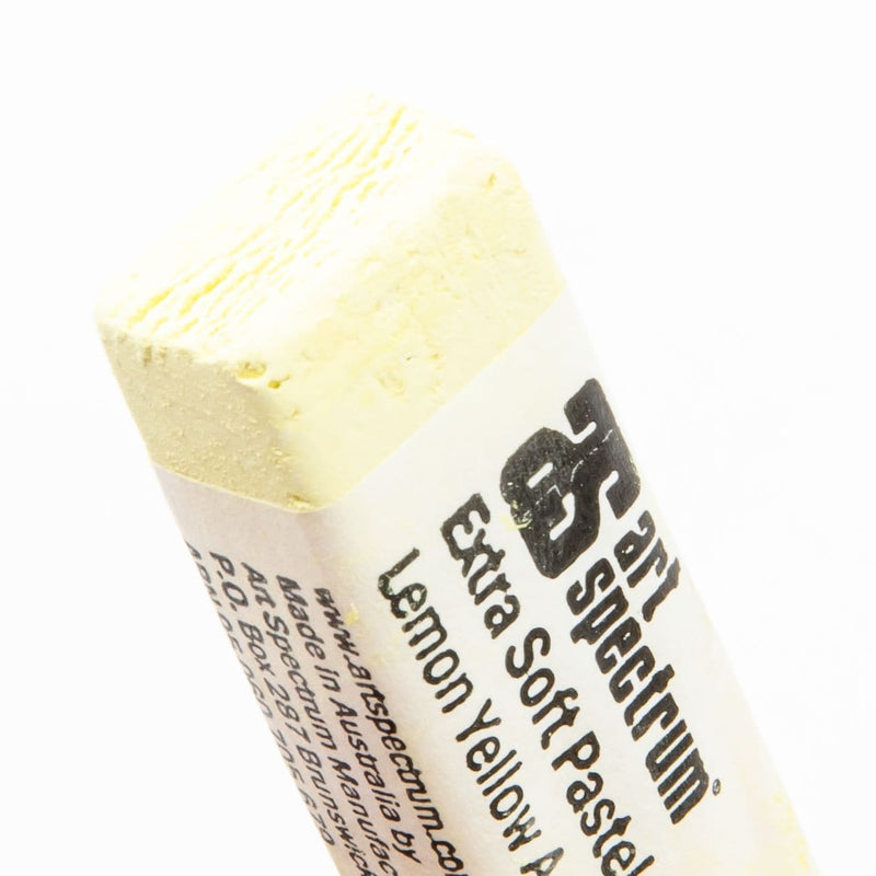 Antique White Art Spectrum  Extra Soft Square Pastel Lemon Yellow A 180A Pastels & Charcoal