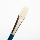 White Smoke Art Spectrum Series 950 Stiff Synthetic Brush Flat Size - 12 Paint Brushes