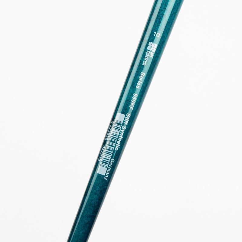 Snow Art Spectrum Series 950 Stiff Synthetic Brush Filbert Size - 10 Paint Brushes