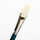 White Smoke Art Spectrum Series 950 Stiff Synthetic Brush Filbert Size - 12 Paint Brushes