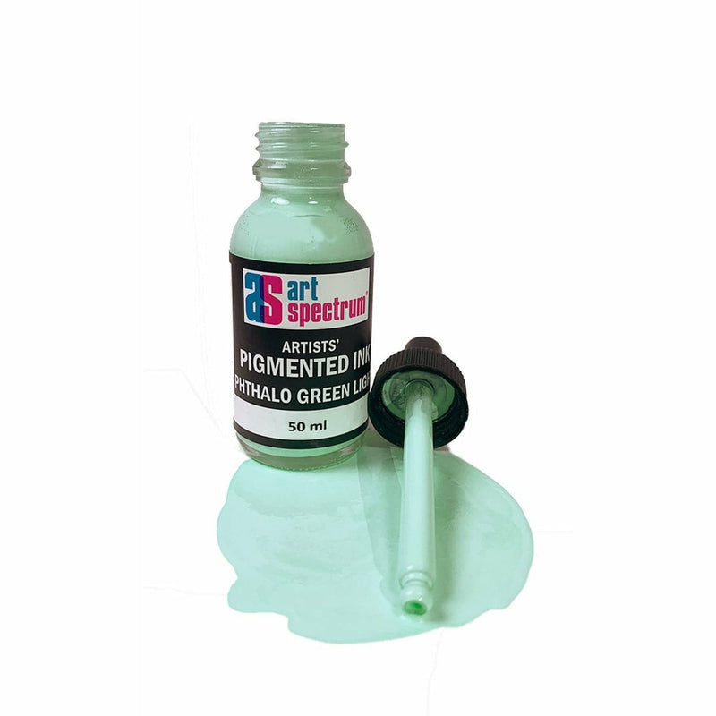 Powder Blue Art Spectrum  Pigmented Ink 50mL Phthalo Green Light Inks