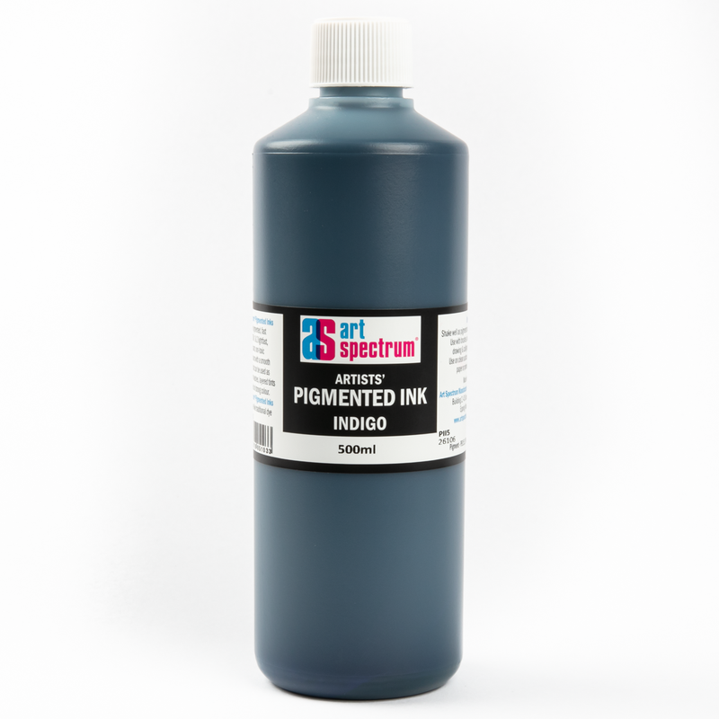 White Smoke Art Spectrum  Pigmented Ink 500mL Indigo Inks