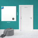 White Smoke 48 x 48 inches Eraldo Di Paolo Gallery Wrapped Stretched Canvas Canvas and Painting Surfaces