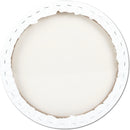 White Smoke Artist First Choice Round Stretched Canvas 12 Inches Canvas and Painting Surfaces