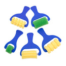Khaki Tim & Tess Patterned Foam Rollers Set (5 Pieces) Kids Painting Acccessories