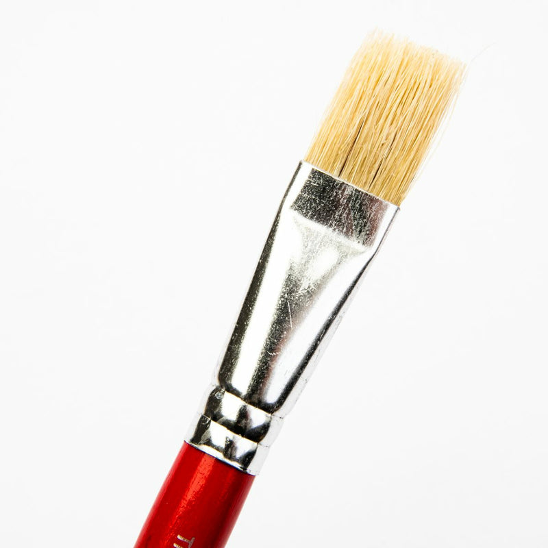 White Smoke Tim & Tess Kids Flat Brush Kids Painting Acccessories