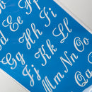 Dark Cyan Urban Artist Home Decor Stencil Alphabet Script Stencils And Templates