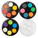 Light Gray The Art Studio 3 Tier Watercolour Compact 18 Assorted Colours Watercolour Paints