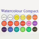 White Smoke The Art Studio 3 Tier Watercolour Compact 18 Assorted Colours Watercolour Paints
