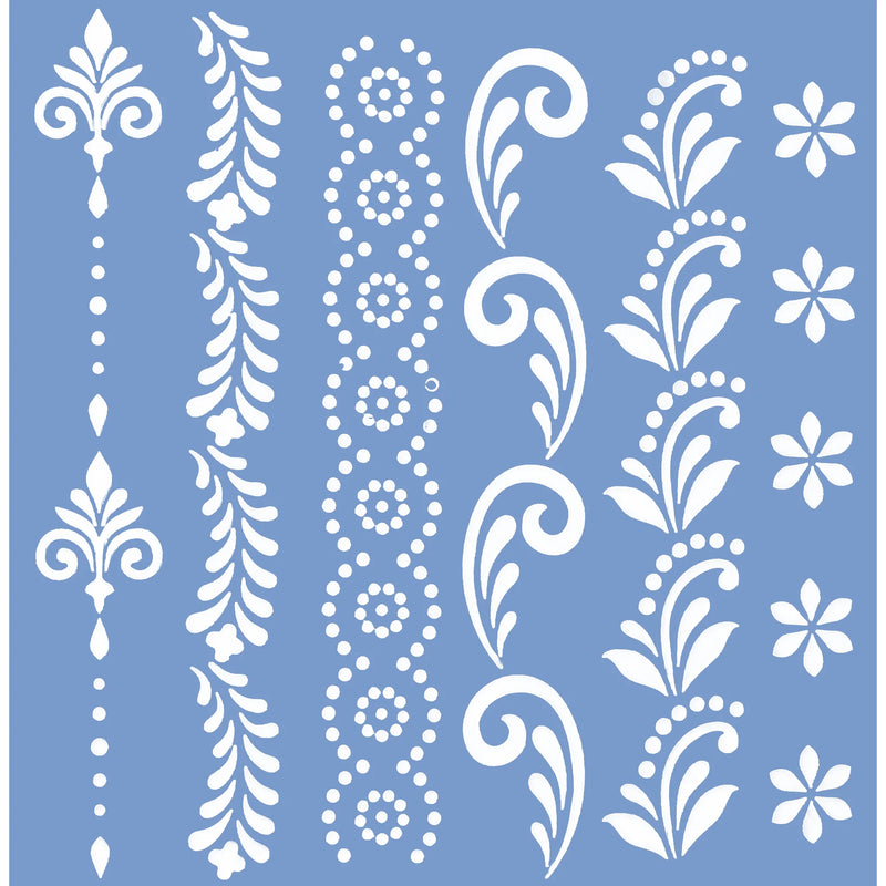 Urban Artist Petite Stencil Mixed Borders