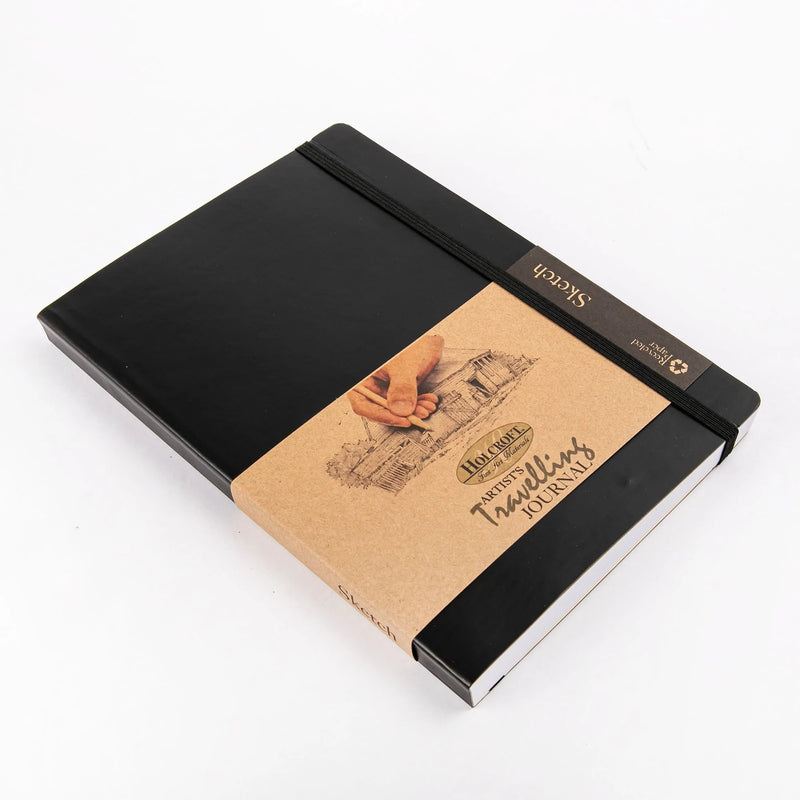 Tan Holcroft A5 Travel Sketchbook 120gsm 160 Pages Black Pads
