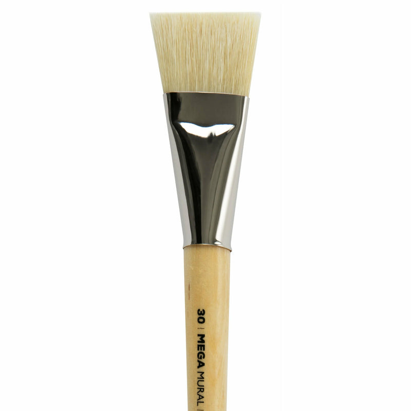 Tan Art Studio Hog Bristle Mega Flat Size 30 Brushes