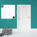 Dark Cyan 46 x 46 inches Eraldo Di Paolo Gallery Wrapped Stretched Canvas Canvas and Painting Surfaces