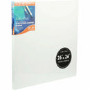 White Smoke 26 x 26 inches Eraldo Di Paolo Gallery Wrapped Stretched Canvas Canvas and Painting Surfaces