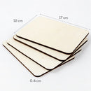 White Smoke Urban Crafter Plywood Panels 17 x 12cm 4 Pack Wood Crafts