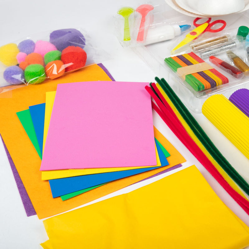 Violet Art Star Jumbo Craft Box (350+ Pieces) Kids Craft Kits