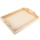 Bisque Urban Crafter Rectangular Wooden Tray 35.5x28.6x6.6cm Trays