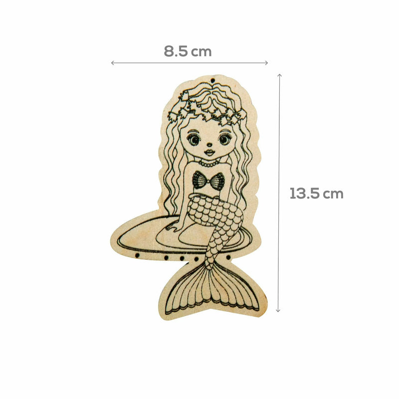 Tan Make Your Own Magical Mermaid Wind Chime Activity Kids Craft Kits