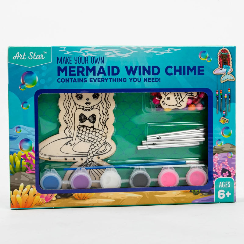 Dark Cyan Make Your Own Magical Mermaid Wind Chime Activity Kids Craft Kits
