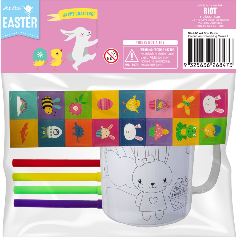 Thistle Art Star Easter Colour Your Own Mug Makes 1 Easter