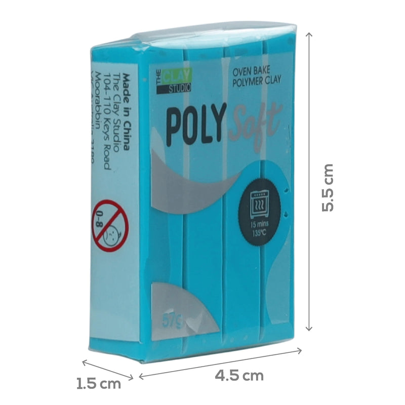 Steel Blue The Clay Studio Polymer Clay Turquoise 57g Polymer Clay (Oven Bake)