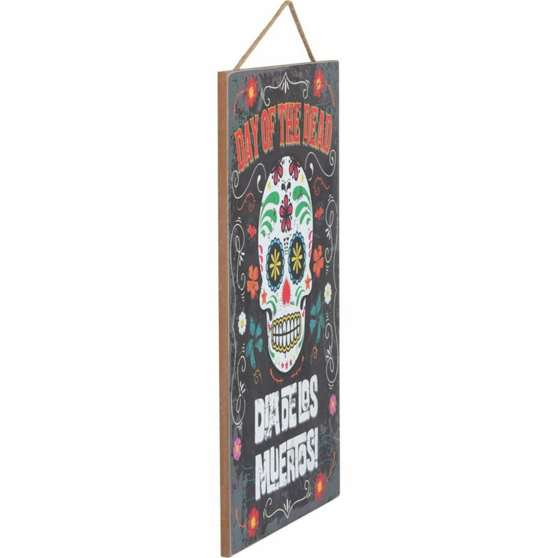 Dim Gray MDF Day of the Dead A3 Sign Halloween