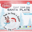 Lavender Art Star Christmas Paint Your Own Santa Plate Christmas