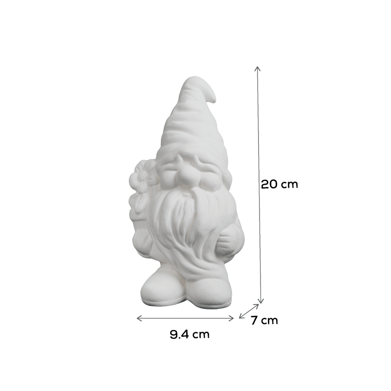 Gray Art Star Paint Your Own Ceramic Gnome Kids Craft Kits
