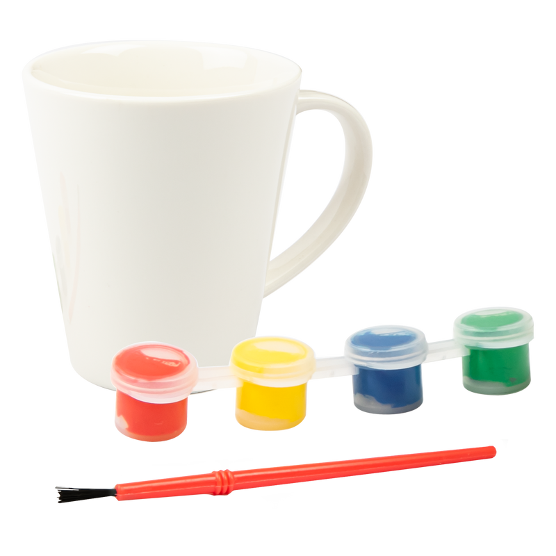 Antique White Art Star Paint Your Own Mug Kids Craft Kits